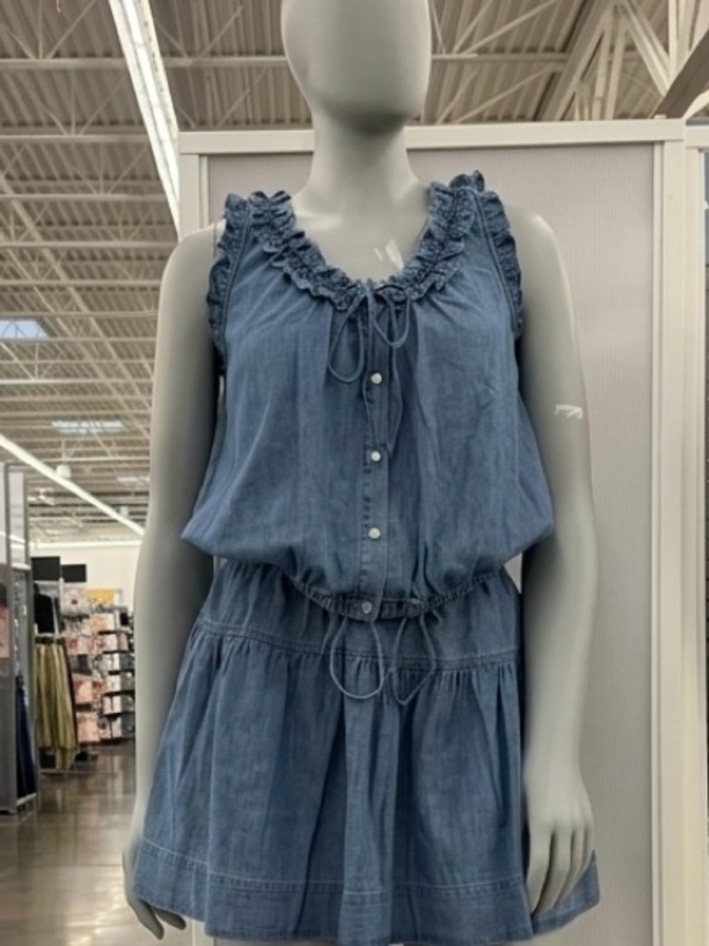 Free Assembly Blue Denim Mini Skirt - Picture 6 of 6